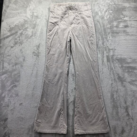We The Free People Pants Women 29 Jayde Cord Flare High Rise Corduroy Bellbottom - Picture 1 of 11